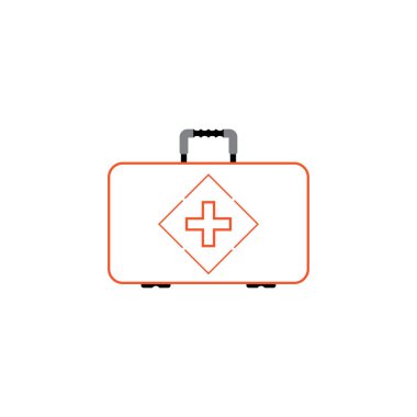 Beyaz arkaplanda ilk yardım simgesi