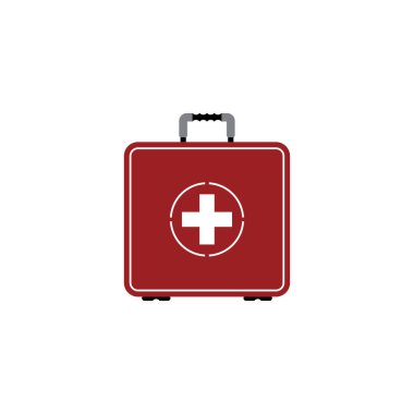 Beyaz arkaplanda ilk yardım simgesi