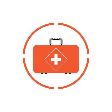 Beyaz arkaplanda ilk yardım simgesi