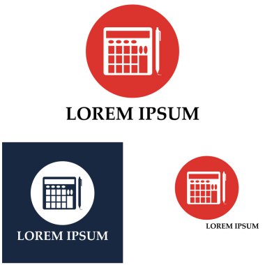 Muhasebe Vektörü İllüstrasyonu. Bankacılık ve Finans simgesi logo vektörü