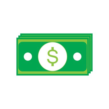 Dolar vektörü simgesi arkaplan şablonu çizimi