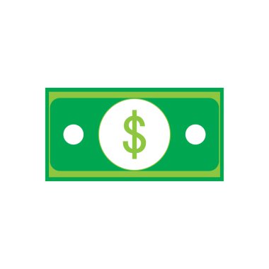 Dolar vektörü simgesi arkaplan şablonu çizimi