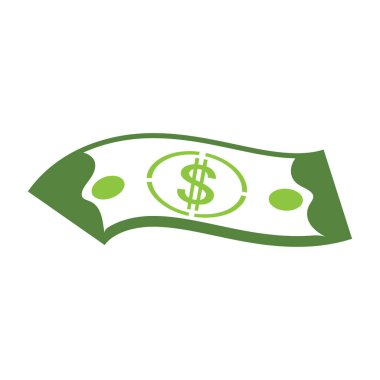 Dolar vektörü simgesi arkaplan şablonu çizimi