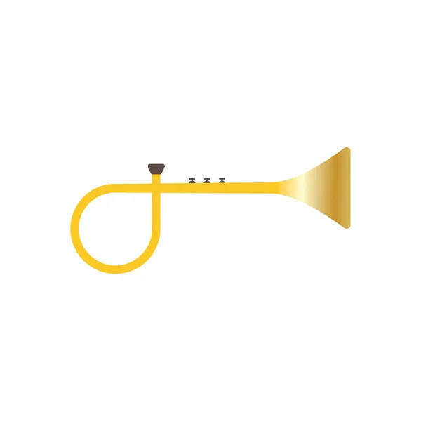 Vektor Symbol Für Trompetenmusik — Stockvektor