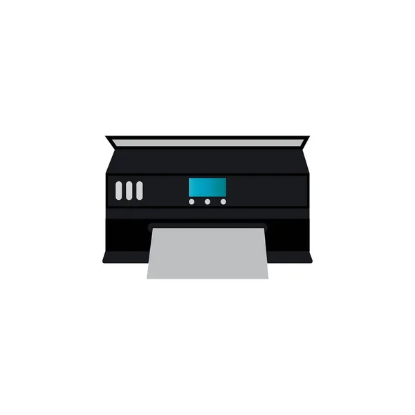 Druckersymbol Vektor Symbol Illustration Hintergrund — Stockvektor