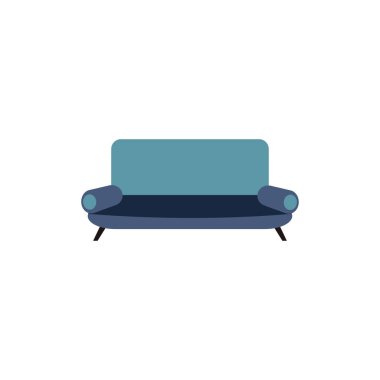 Koltuk vektörü logo resimleme arkaplanı