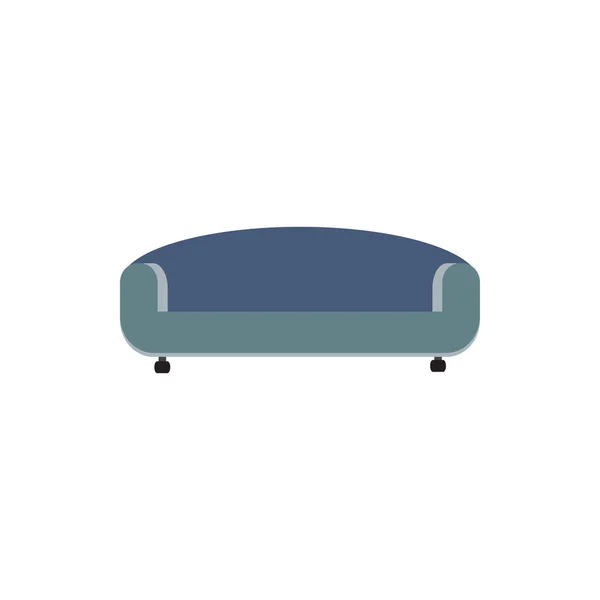 Sofa Vektor Logo Symbol Illustration Hintergrund — Stockvektor