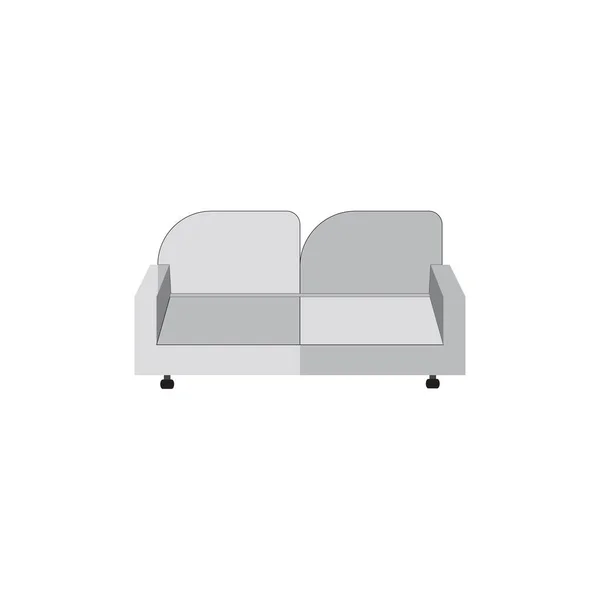 Sofa Vector Logo Icon Illustration Background — 스톡 벡터
