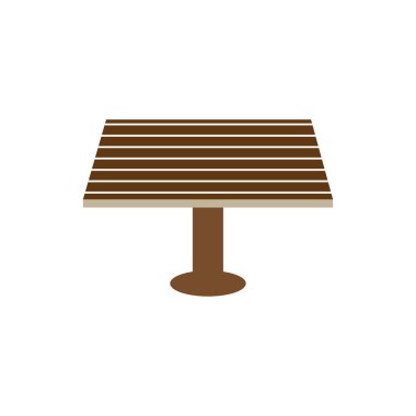 Tablo vektör logo nesne arkaplan illüstrasyonu