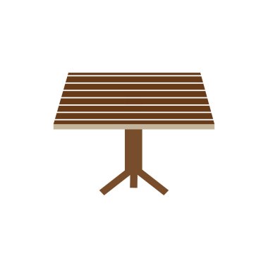 Tablo vektör logo nesne arkaplan illüstrasyonu