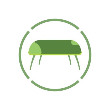 Tablo vektör logo nesne arkaplan illüstrasyonu