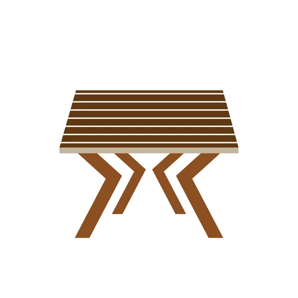 Tabelle Vektor Logo Symbol Objekt Hintergrund Illustration — Stockvektor