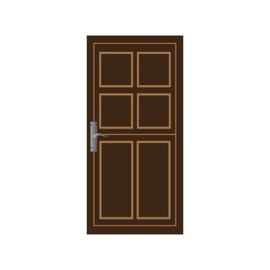 Modern kapılar giriş kapıları ev vektörü