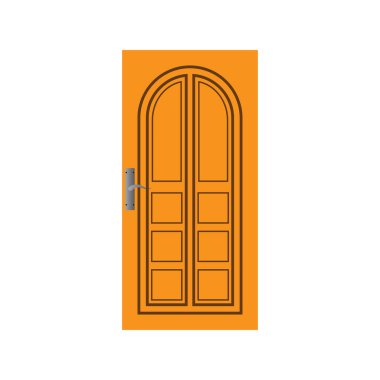 Modern kapılar giriş kapıları ev vektörü