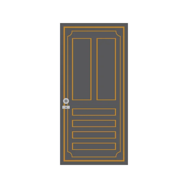 Modern Doors Front Entrance Doors House Vector — стоковый вектор