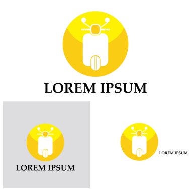 motosiklet vektörü şablon arkaplanı