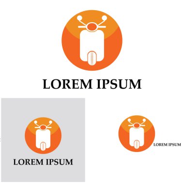 motosiklet vektörü şablon arkaplanı