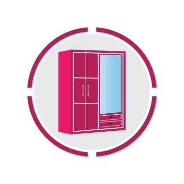 Kostüm vektörü arkaplan logo şablonu