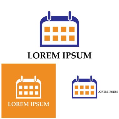 Takvim simgesi illüstrasyon vektörü arkaplanı