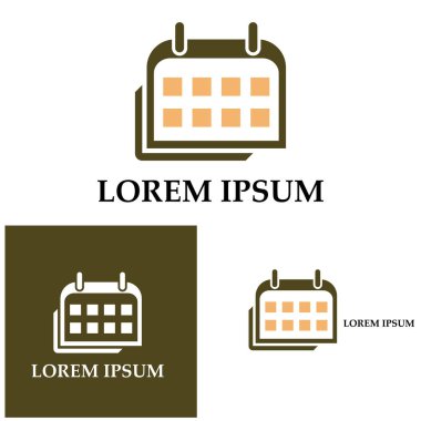 Takvim simgesi illüstrasyon vektörü arkaplanı