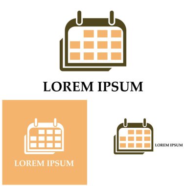 Takvim simgesi illüstrasyon vektörü arkaplanı