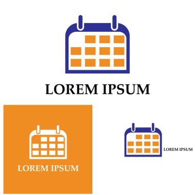 Takvim simgesi illüstrasyon vektörü arkaplanı