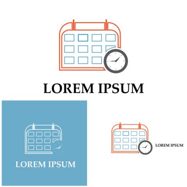 Takvim zaman simgesi vektör bitiş çizelgesi hatırlatıcı olay simgesi arkaplanı