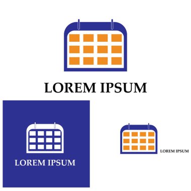 Takvim simgesi illüstrasyon vektörü arkaplanı