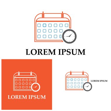 Takvim zaman simgesi vektör bitiş çizelgesi hatırlatıcı olay simgesi arkaplanı