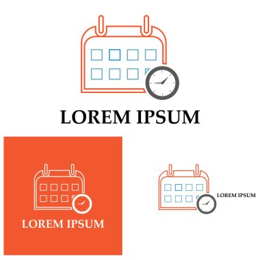Takvim zaman simgesi vektör bitiş çizelgesi hatırlatıcı olay simgesi arkaplanı