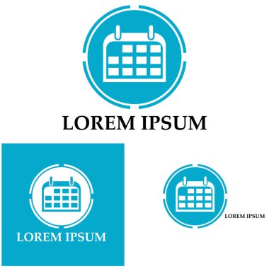 Takvim simgesi illüstrasyon vektörü arkaplanı