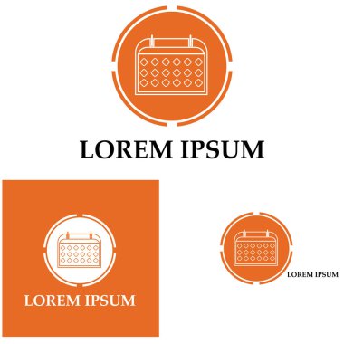 Takvim simgesi illüstrasyon vektörü arkaplanı