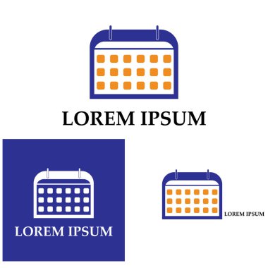 Takvim simgesi illüstrasyon vektörü arkaplanı