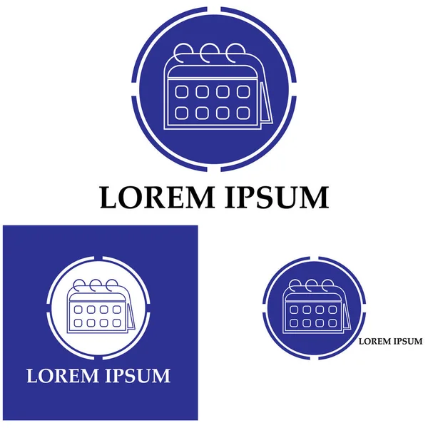 Takvim simgesi illüstrasyon vektörü arkaplanı