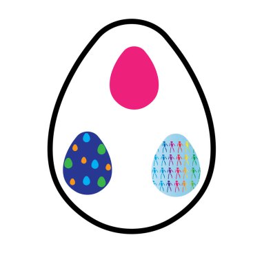 Paskalya vektörü tamplağı arkaplanı