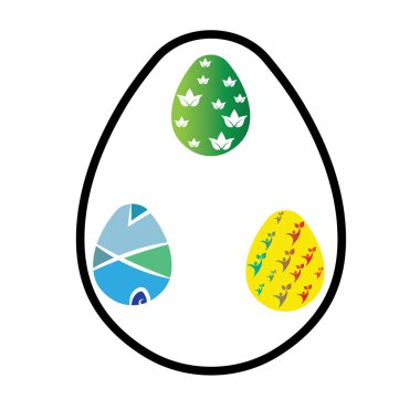 Paskalya vektörü tamplağı arkaplanı