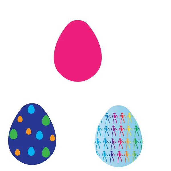 Easter Vector Icon Tamplate Background — Vettoriale Stock