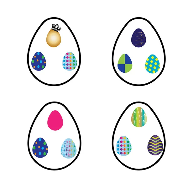 Easter Vector Icon Tamplate Background — Image vectorielle