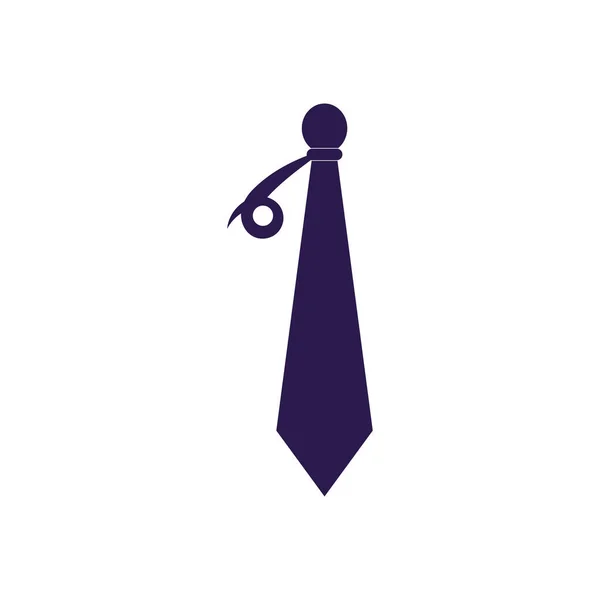 Necktie Vector Icon Template — Stock Vector