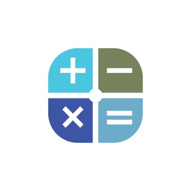 Hesap makinesi vektör şablon arkaplanı