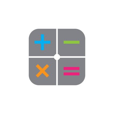 Hesap makinesi vektör şablon arkaplanı