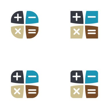 Hesap makinesi vektör şablon arkaplanı