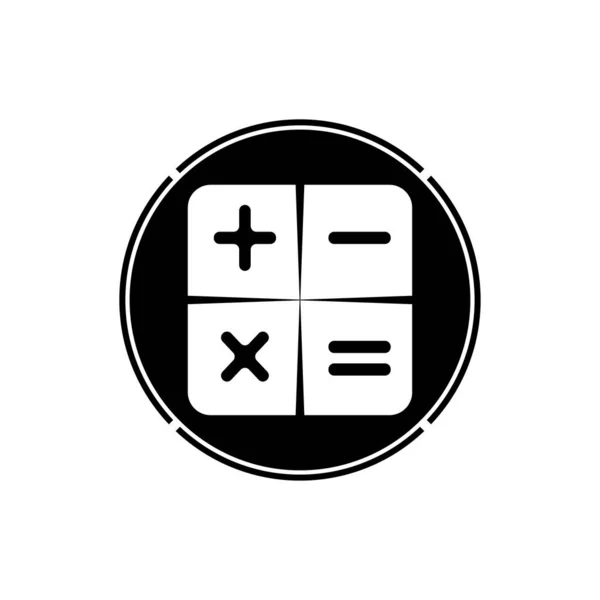 Calculator Vector Icon Template Background — Archivo Imágenes Vectoriales