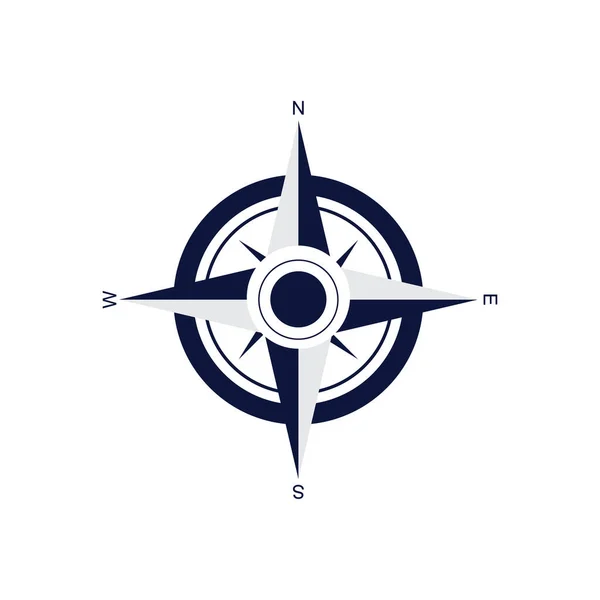 Pusula Logo Şablonu vektör resimleme tasarımı
