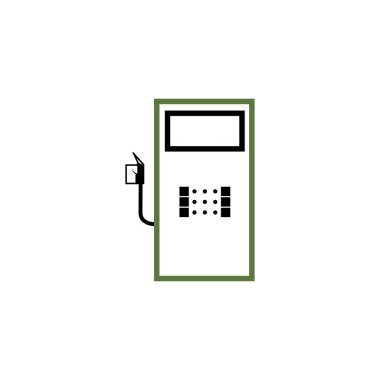 Yakıt Vektörü Simgesi Şablonu Arkaplanı