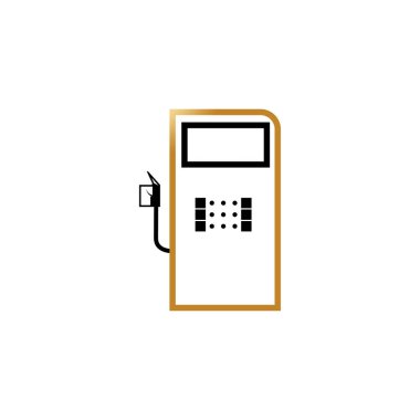 Yakıt Vektörü Simgesi Şablonu Arkaplanı