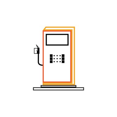 Yakıt Vektörü Simgesi Şablonu Arkaplanı