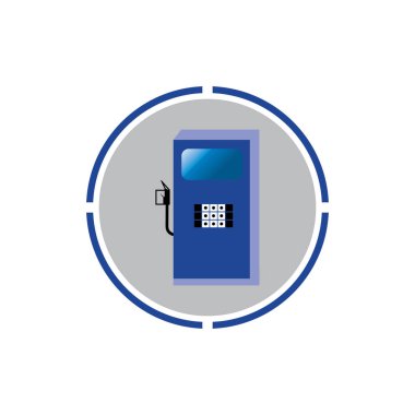 Yakıt Vektörü Simgesi Şablonu Arkaplanı