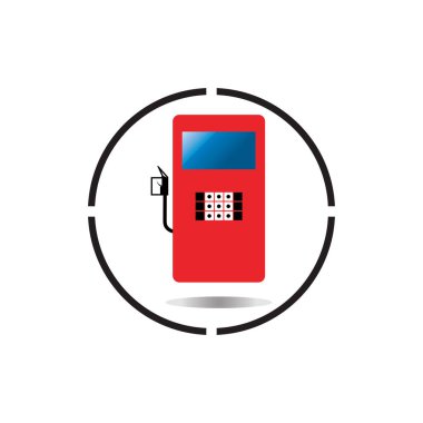 Yakıt Vektörü Simgesi Şablonu Arkaplanı