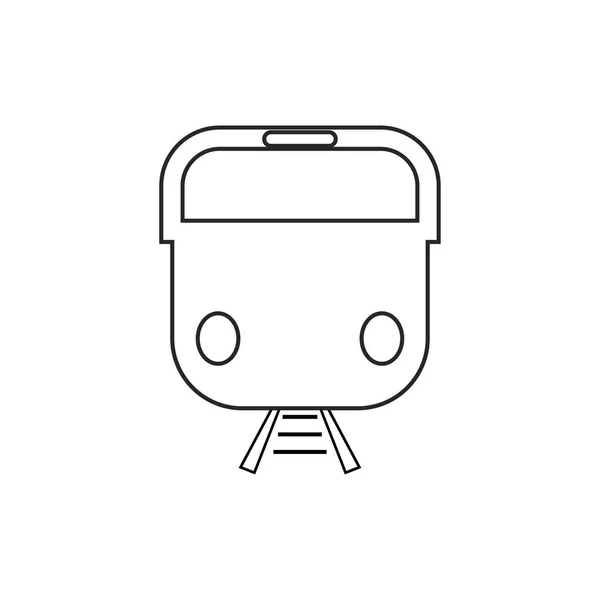 Train Icon Vector Background — Vettoriale Stock